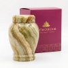Multi green onyx cremation urn