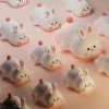 Pumpkin Night Light, Squishy LED Nursery Lamp with Timer, Rechargeable Silicone Nightlight for Kids