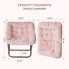 Comfy Chair for Adults, Soft Faux Fur Folding Lounge,Large Size Foldable