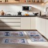 Boho Kitchen Rug Sets 3 Piece with Runner Non Slip Kitchen Rugs and Mats Washable Kitchen Mats for Floor Thick Kitchen Floor Mat Carpet Runner Rugs fo