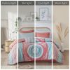 Twin XL Boho Comforter Set with Bed Sheets