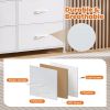 Dresser for Bedroom with 8 Drawers Tall Dresser & Chest of Drawers Fabric Dresser with Wood Top and Sturdy Steel Frame